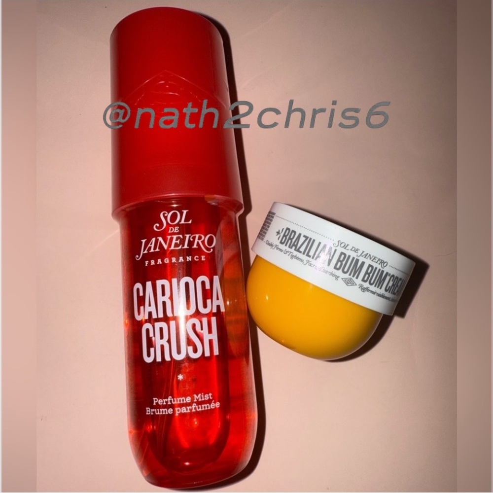 Sol de Janiero Carioca Crush Limited Edition 90ml & Bum Bum Cream 25ml duo new.